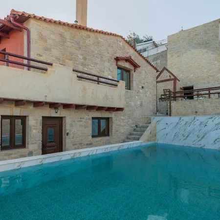 Draganigo Luxury Stone 40 Min From Matala Villa